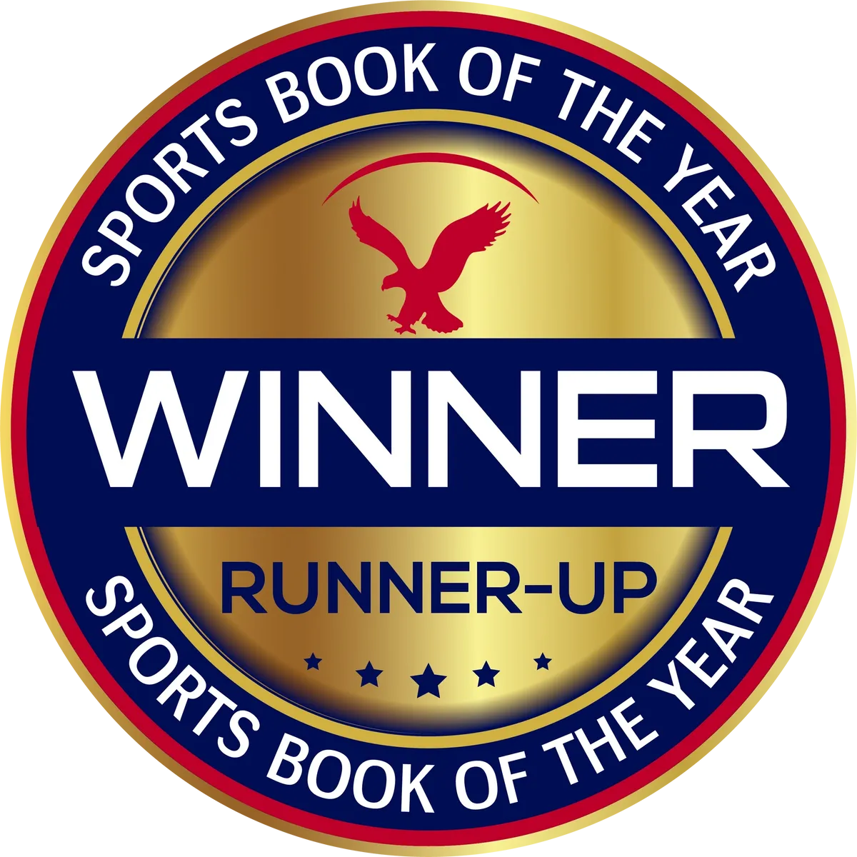 Sports Book of the Year Runner-Up badge